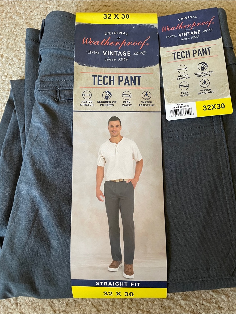 Original Weatherproof Vintage Men’s Tech Pant.